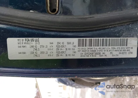 2015 Dodge Journey Se from USA, damaged, VIN 3C4PDDAG8FT666296